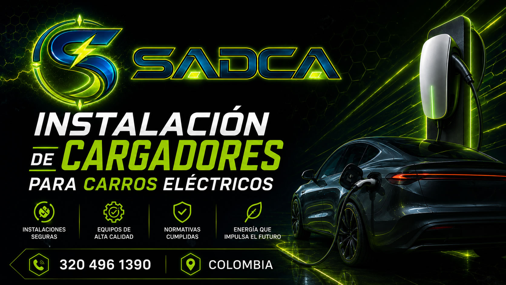 Instalación de Cargadores Para Carros Eléctricos Instalación de Cargadores Para Carros Eléctricos ❤️ | SADCA