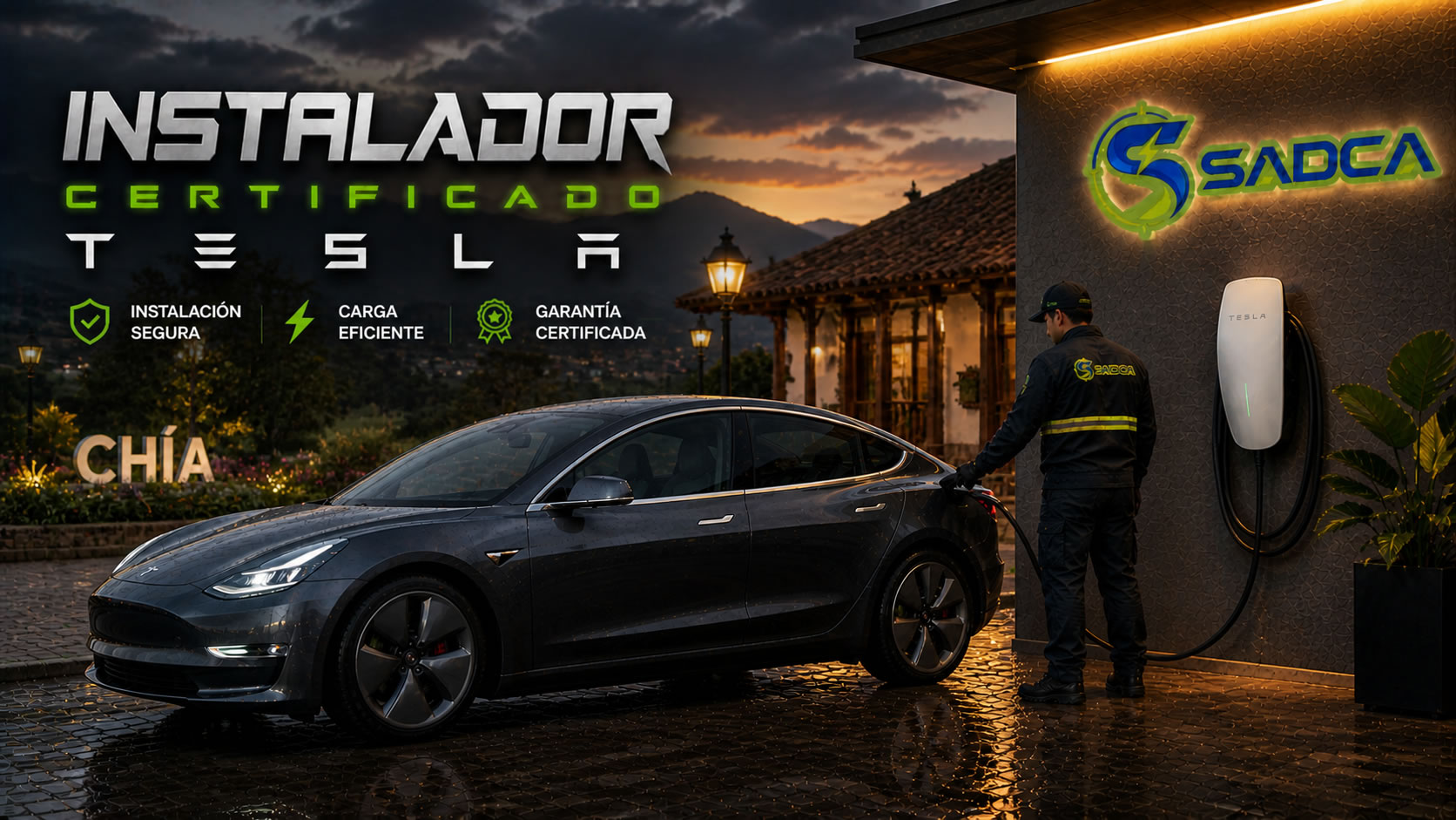 Instalador Certificado Tesla Chía Instalador Certificado Tesla Chía SADCA