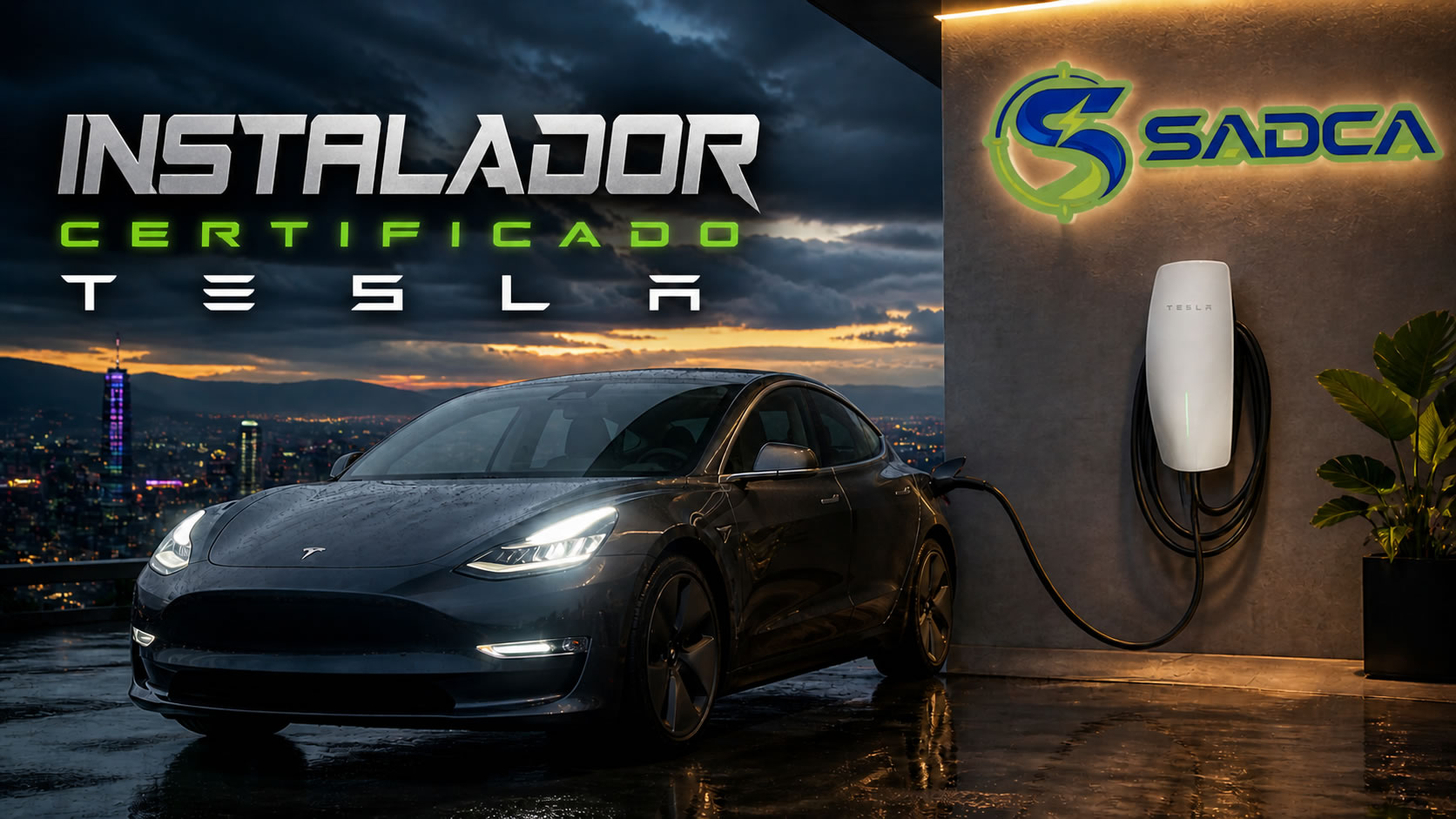 Instalación Wall Connector Tesla Bogotá Instalación Wall Connector Tesla Bogotá por SADCA Instalador Certificado